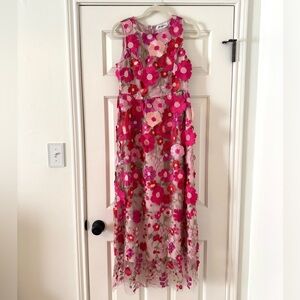 3-D Floral Dress